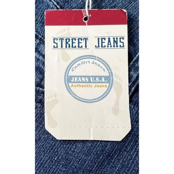 Street Jeans Girls Blue Jean Skirt Large Bling Pockets Stretch 28 x 13.5 USA - Picture 2 of 11